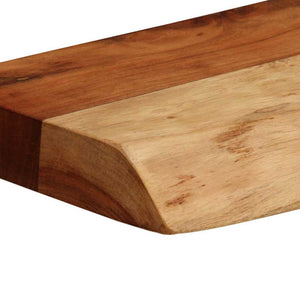 Akazienholz Wandregale 40x20cm, 2er Set