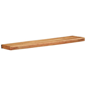 Wandregale 80x20 cm Akazie Massivholz 2er Set