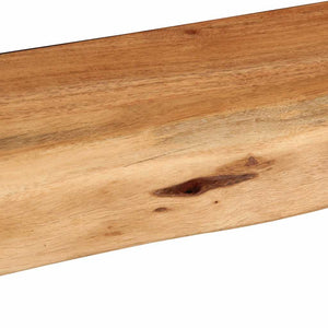 Wandregale 80x20 cm Akazie Massivholz 2er Set