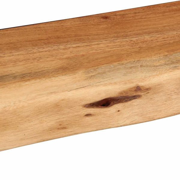 Wandregale 80x20 cm Akazie Massivholz 2er Set