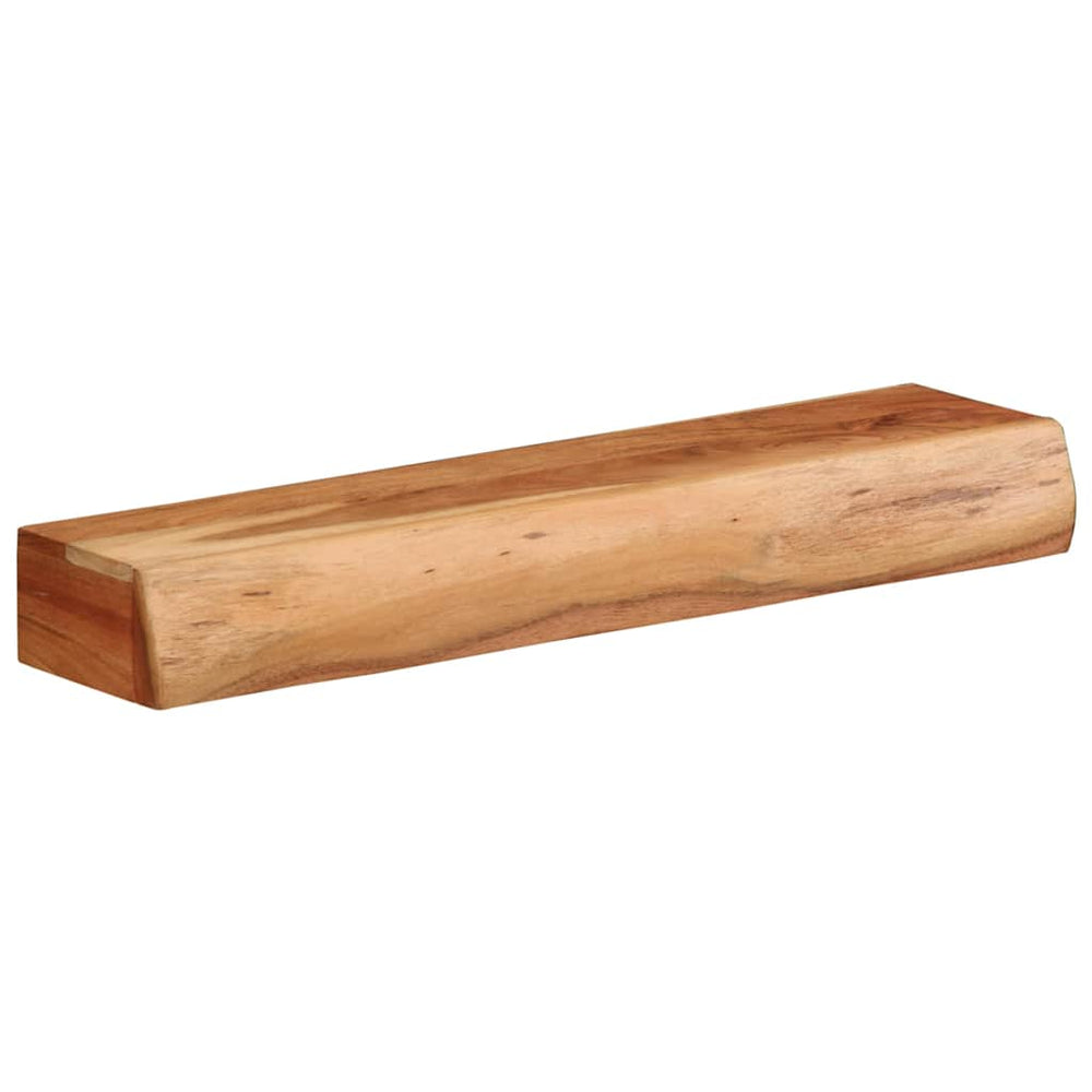 vidaXL Étagères murales 2 pcs 60x17x8 cm Bois d'acacia massif