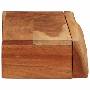Wandregale 60x17x8 cm Akazie Massivholz 2er Set