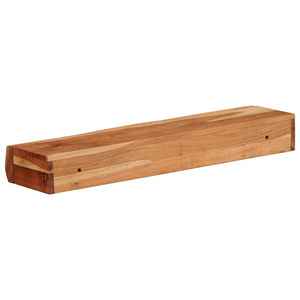 Wandregale 60x17x8 cm Akazie Massivholz 2er Set