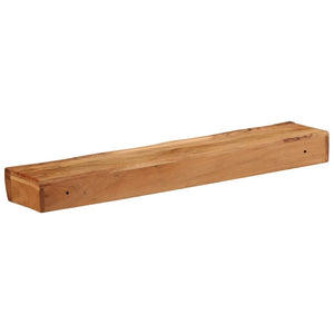 Massivholz Wandregale 80 cm, 2er Set