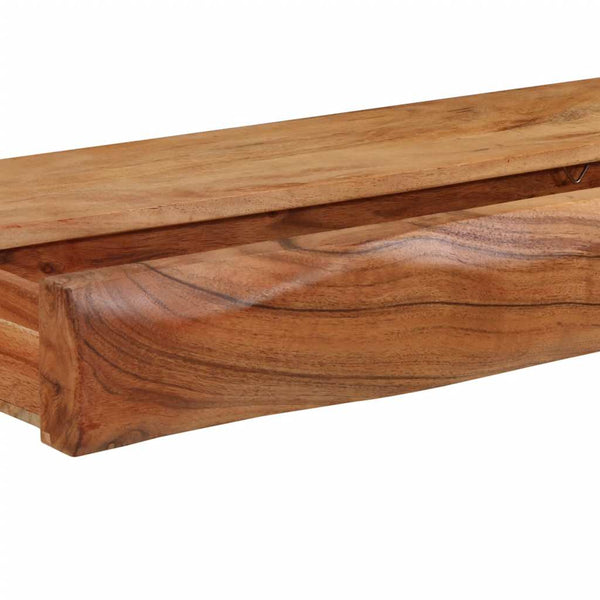 Massivholz Wandregale 80 cm, 2er Set