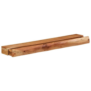 Wandregale 2er Set Akazie Massivholz 100cm