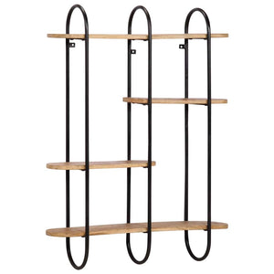 Wandregal Mango Massivholz 90 cm