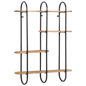 Wandregal Mango Massivholz 90 cm