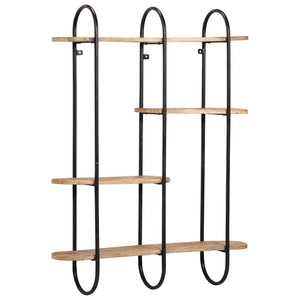 Wandregal Mango Massivholz 90 cm