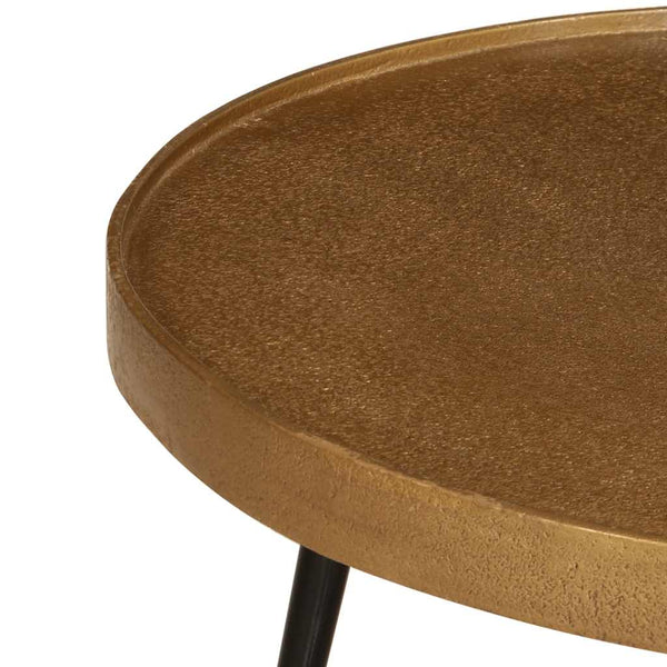 Goldene Couchtische, 2er-Set