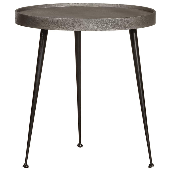Silberne Couchtische, 2er-Set