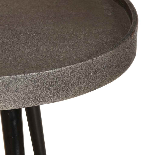 Silberne Couchtische, 2er-Set