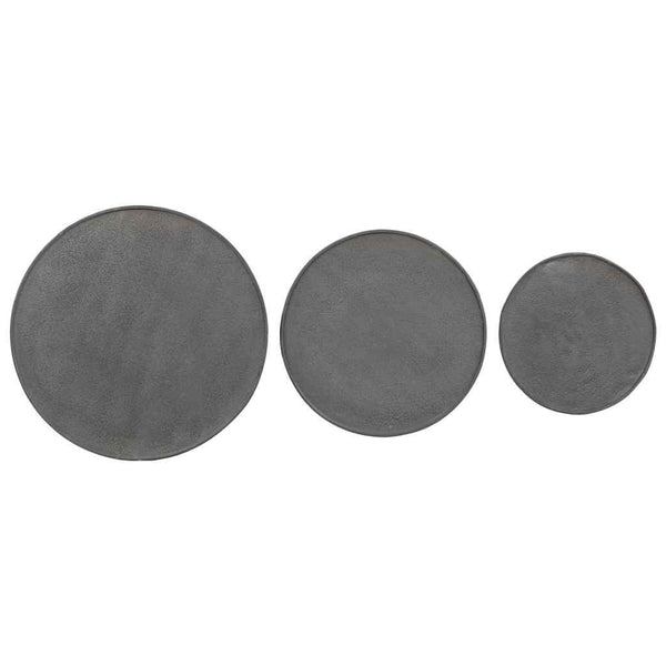 Schwarze Couchtische 3er Set