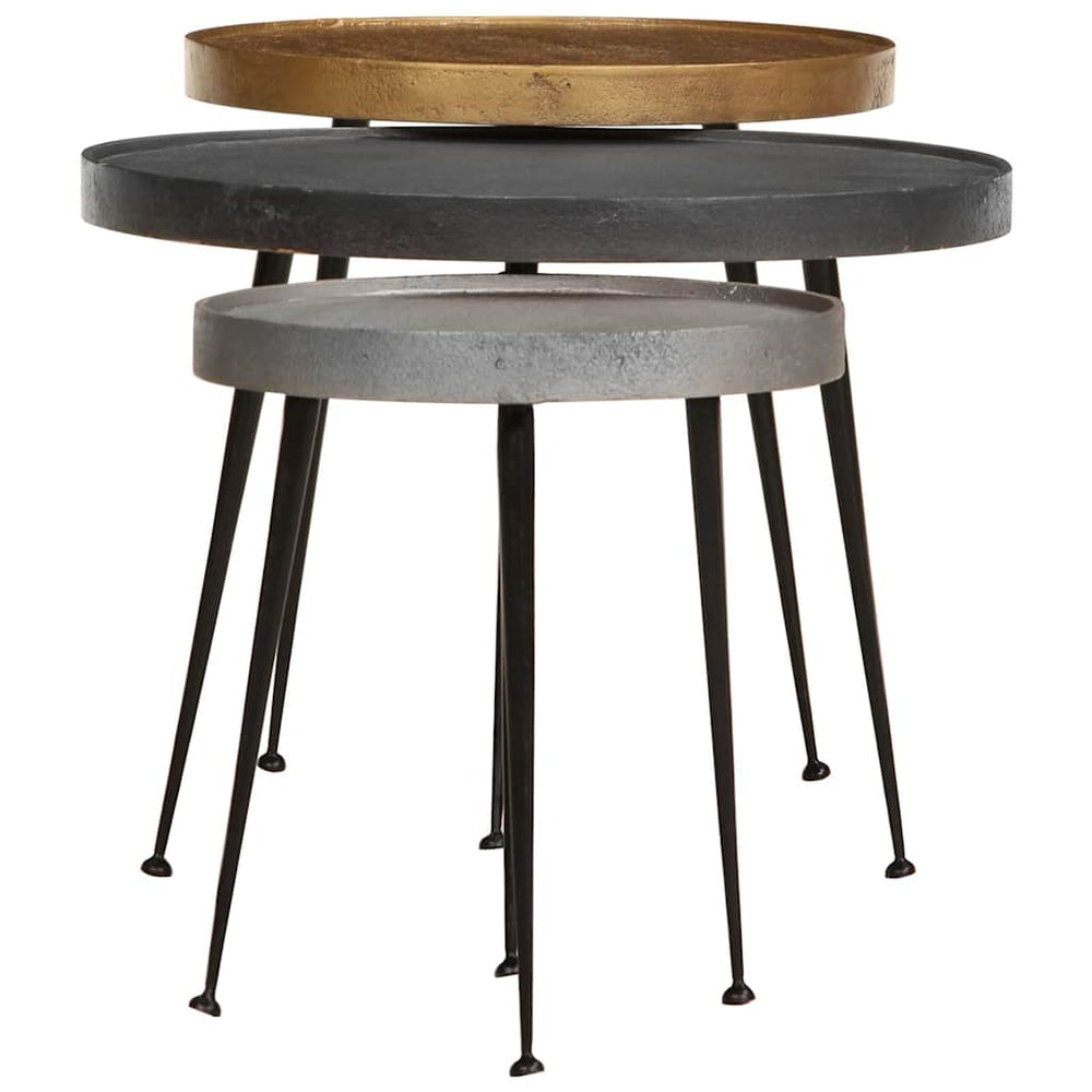 Couchtisch 3er Set, Mehrfarbig