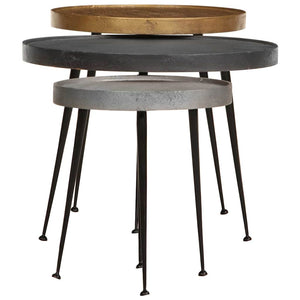 Couchtisch 3er Set, Mehrfarbig