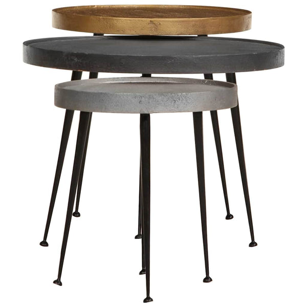 Couchtisch 3er Set, Mehrfarbig