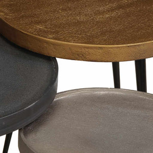 Couchtisch 3er Set, Mehrfarbig