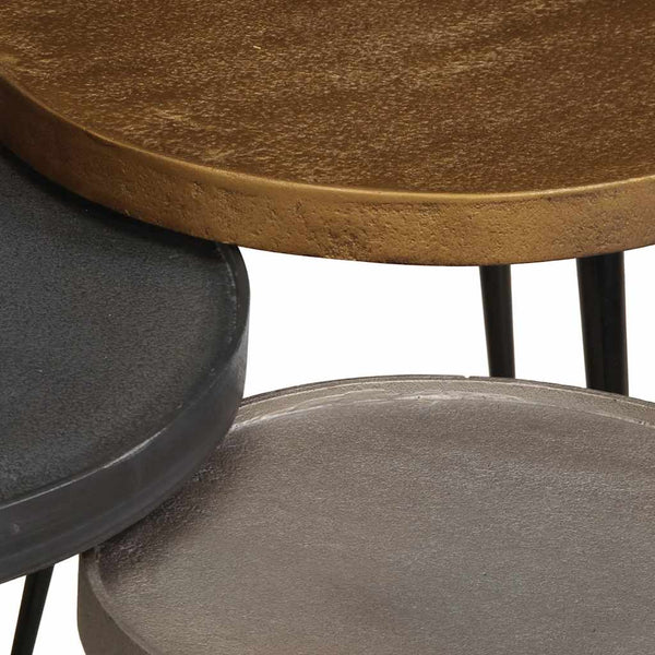 Couchtisch 3er Set, Mehrfarbig