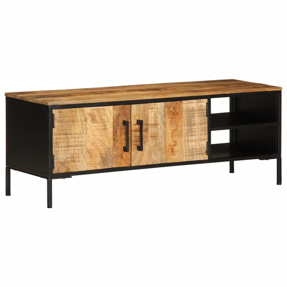 vidaXL Meuble TV 110x35x40 cm Bois de manguier massif