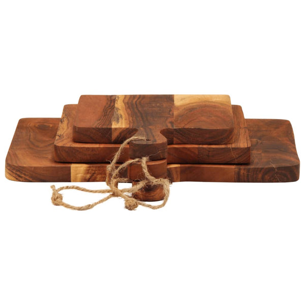 Akazienholz Schneidebretter Set, 3-teilig