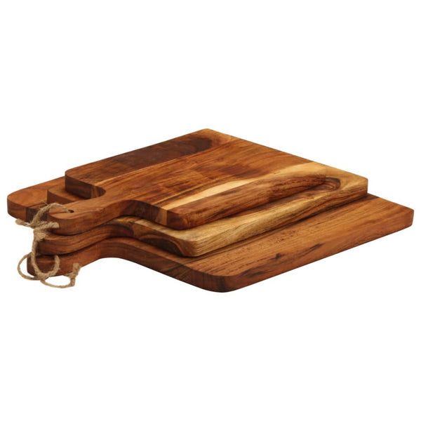 Akazienholz Schneidebretter Set, 3-teilig