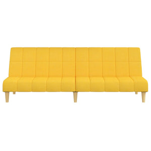 Gelbes Schlafsofa 2-Sitzer Stoff