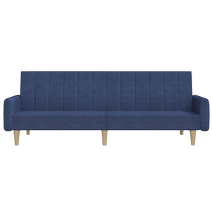 Blaues 2-Sitzer Schlafsofa Stoff