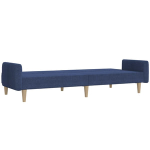 Blaues 2-Sitzer Schlafsofa Stoff