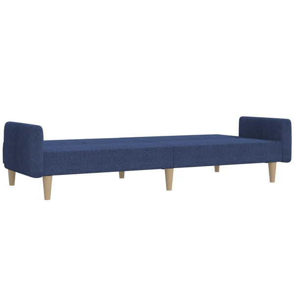 Blaues 2-Sitzer Schlafsofa Stoff