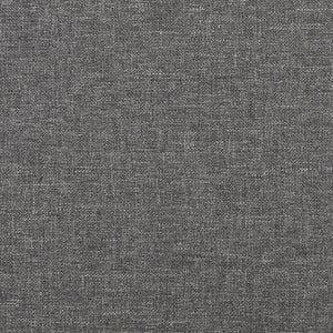vidaXL Canapé convertible 2 places Gris clair Tissu