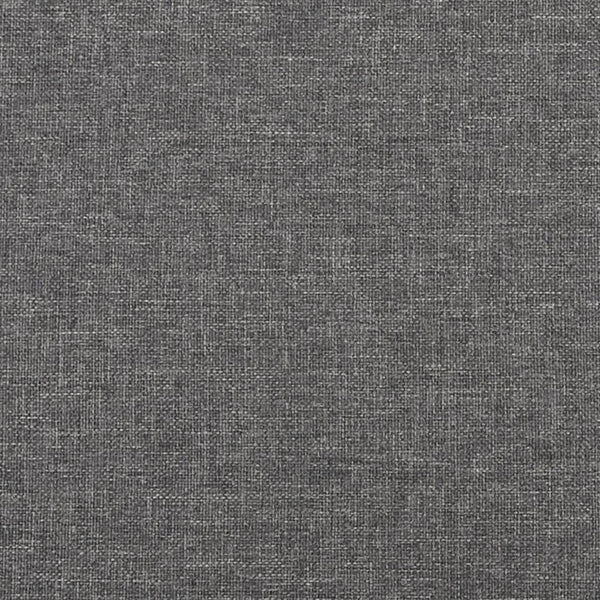 vidaXL Canapé convertible 2 places Gris clair Tissu