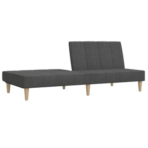 Schlafsofa 2-Sitzer Dunkelgrau