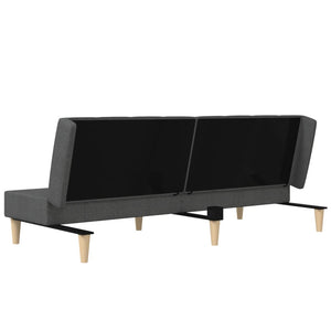 Schlafsofa 2-Sitzer Dunkelgrau