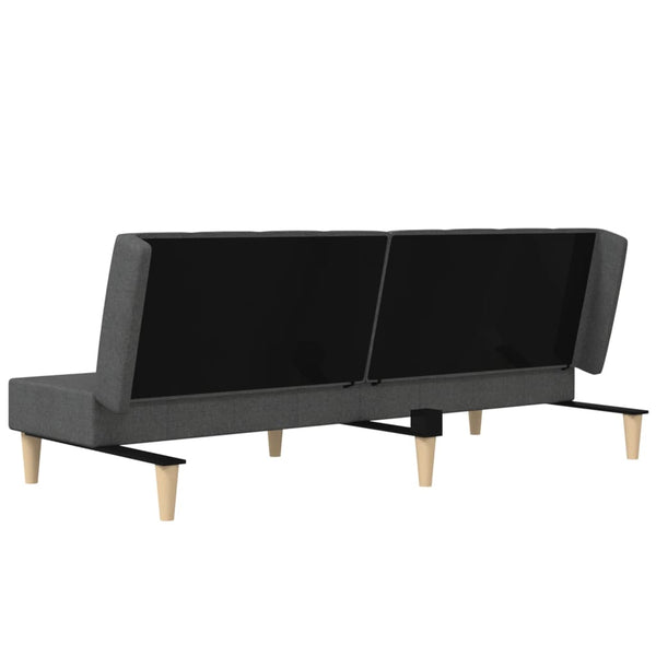 Schlafsofa 2-Sitzer Dunkelgrau