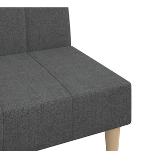 Schlafsofa 2-Sitzer Dunkelgrau