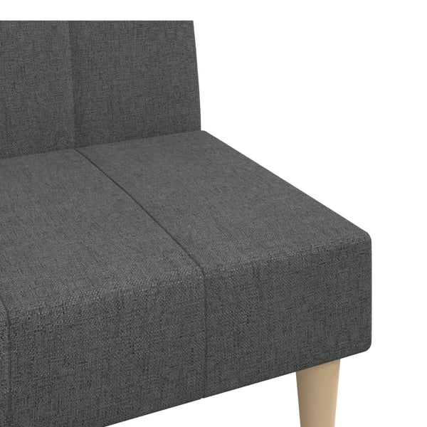 Schlafsofa 2-Sitzer Dunkelgrau