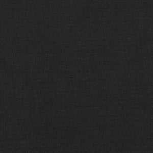 Schlafsofa 2-Sitzer Schwarz Stoff