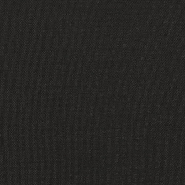 Schlafsofa 2-Sitzer Schwarz Stoff