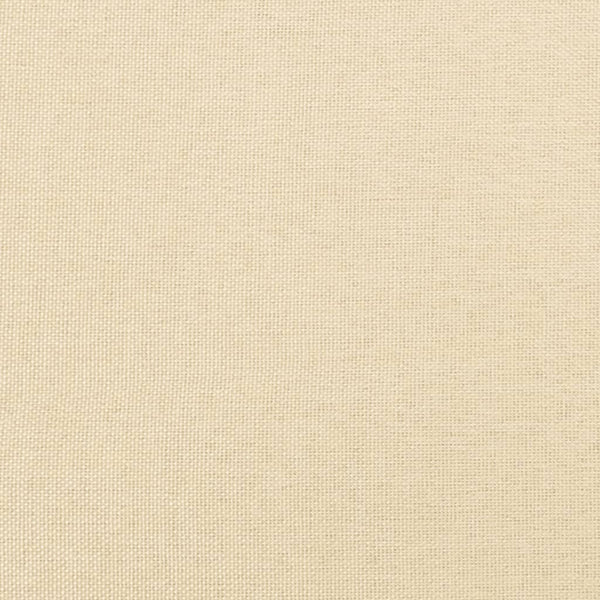 Schlafsofa 2-Sitzer Creme mit Kissen
