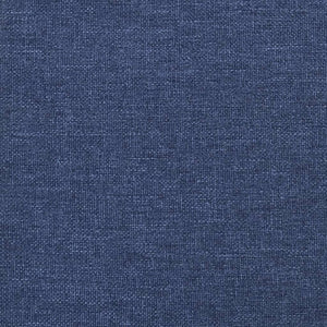Blaues Schlafsofa 2-Sitzer mit Kissen