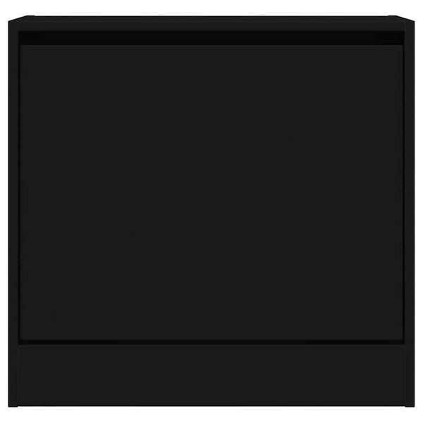 Schuhschrank Schwarz 60x21x57cm