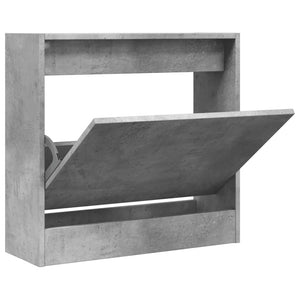 Betongrauer Schuhschrank 60 cm