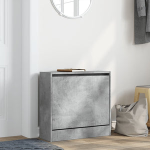 Betongrauer Schuhschrank 60 cm