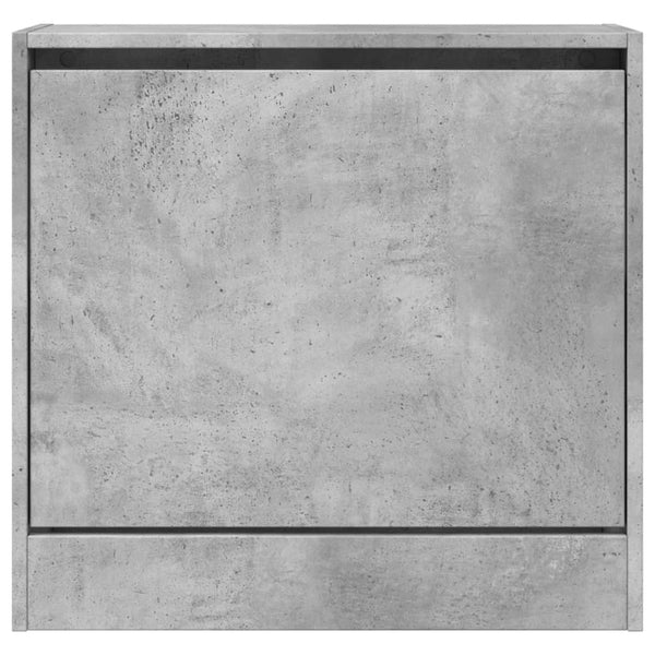 Betongrauer Schuhschrank 60 cm