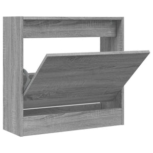 Schuhregal Grau Sonoma 60x21x57 cm