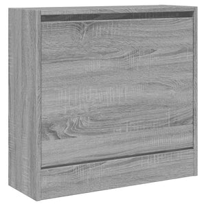 Schuhregal Grau Sonoma 60x21x57 cm