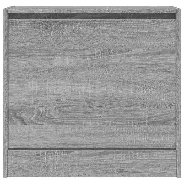 Schuhregal Grau Sonoma 60x21x57 cm