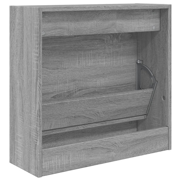 Schuhregal Grau Sonoma 60x21x57 cm