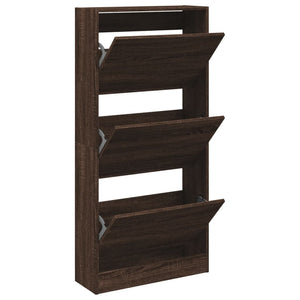 Schuhschrank Braun Eichen-Optik