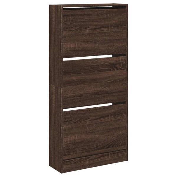 Schuhschrank Braun Eichen-Optik